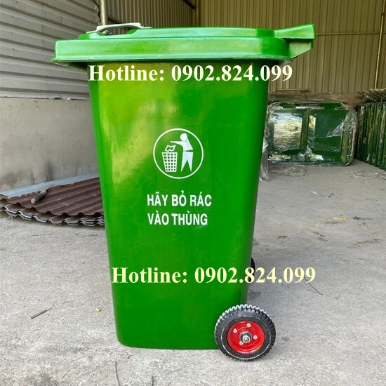 thùng rác nhựa composite 240 lít 