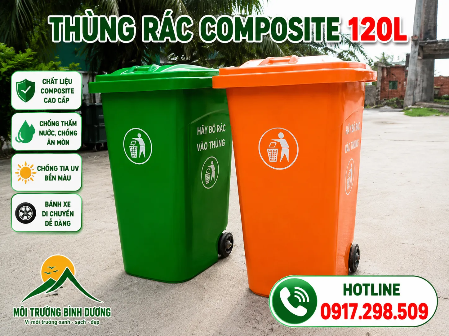 thùng rác composite Hà Nội
