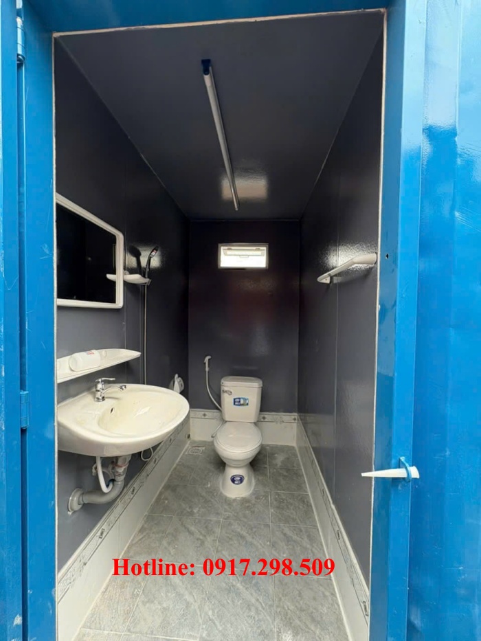 nội thất container toilet 10 feet 