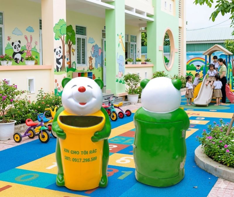 Thùng rác con Thú