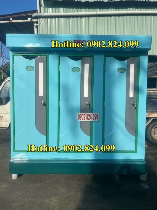 bán nhà vệ sinh di động 3 buồng 