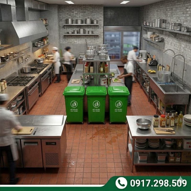 báo giá thùng rác 100 lít 