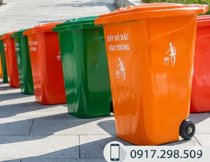 báo giá thùng rác 240 lít composite