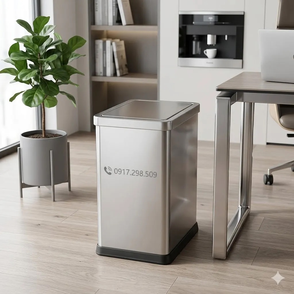 Báo giá thùng rác Inox 