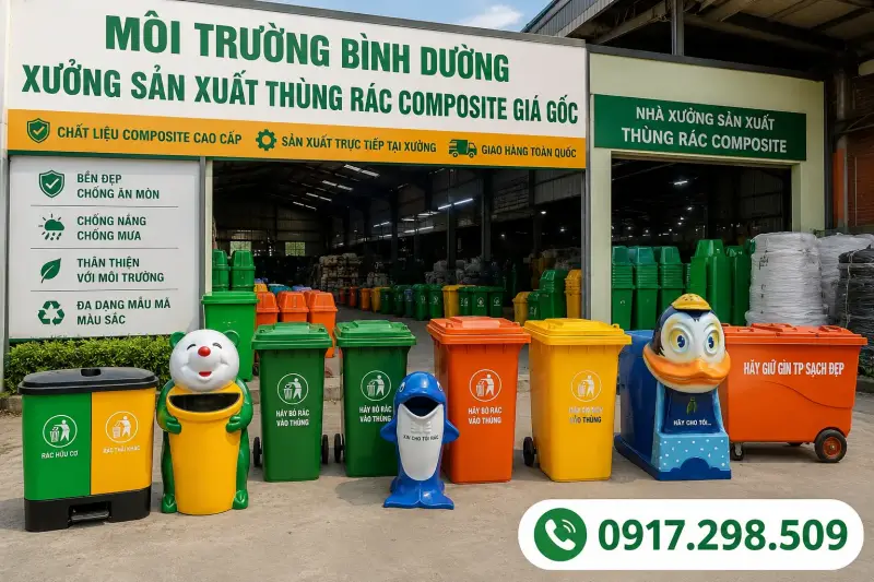 Báo giá thùng rác nhựa