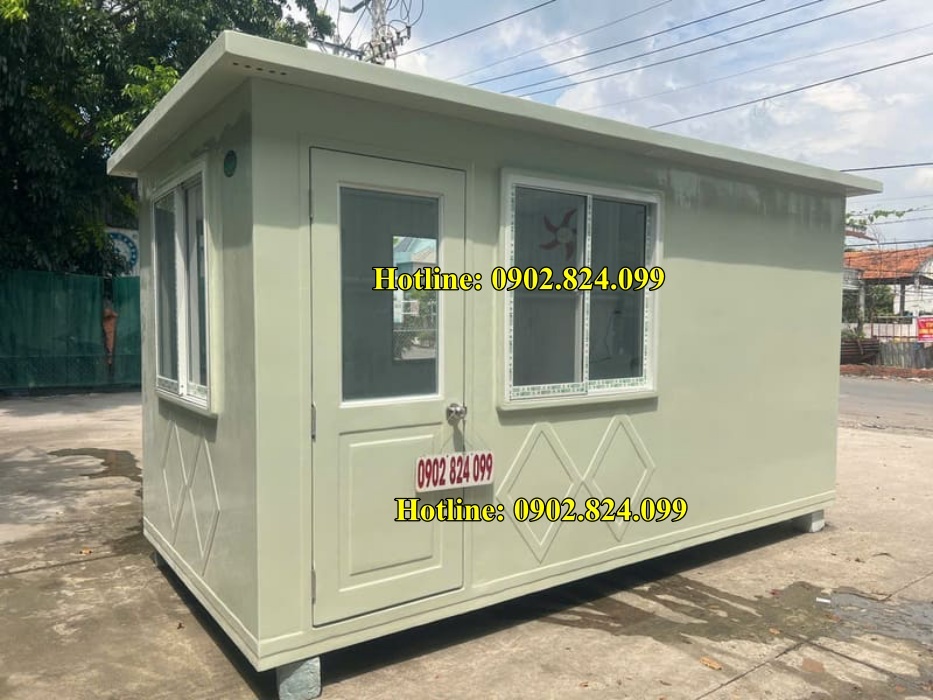 bốt gác bảo vệ kèm nhà vệ sinh 