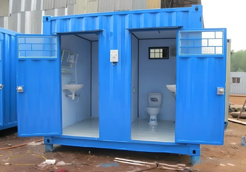 wc container công trường