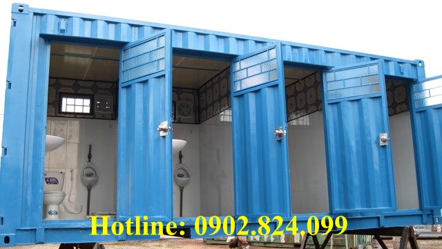container nhà vệ sinh 20 feet 4 buồng