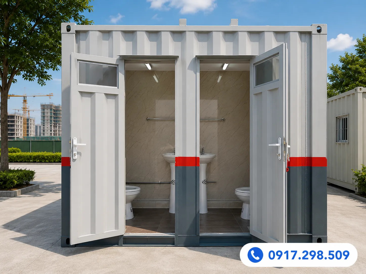 container vệ sinh 10 feet