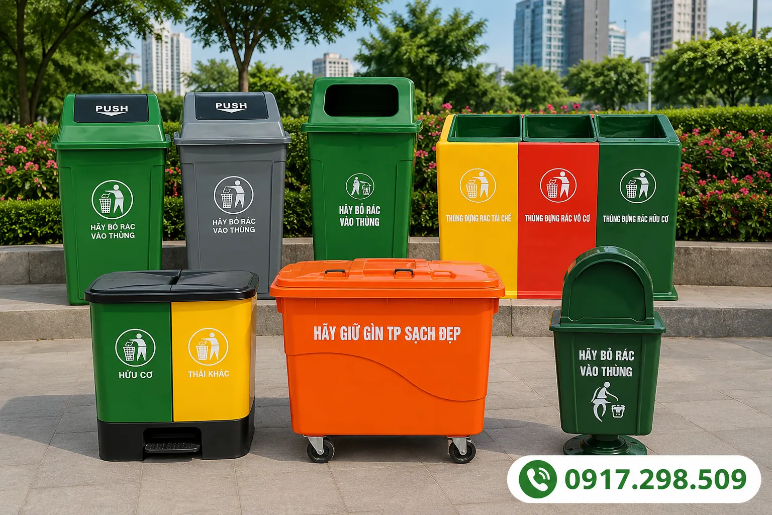 Cung cấp thùng rác composite