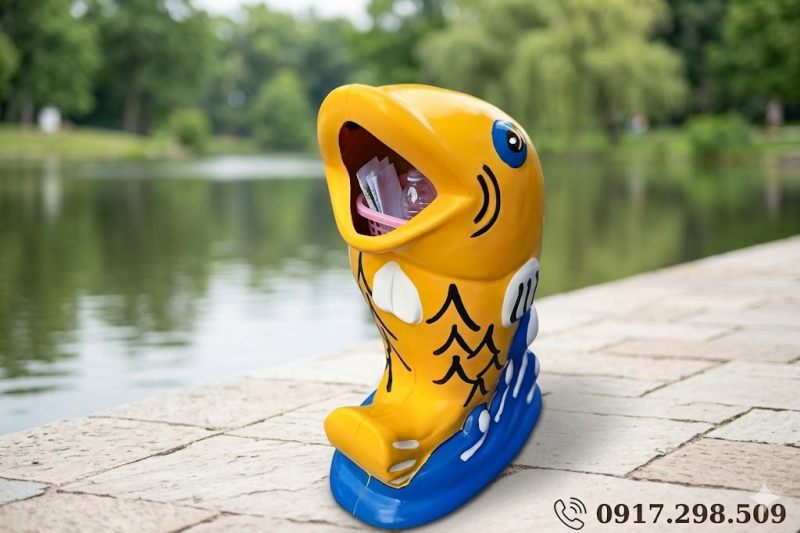 giá thùng rác cá chép