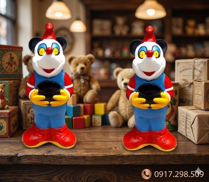 Thùng rác hình Chuột Mickey 
