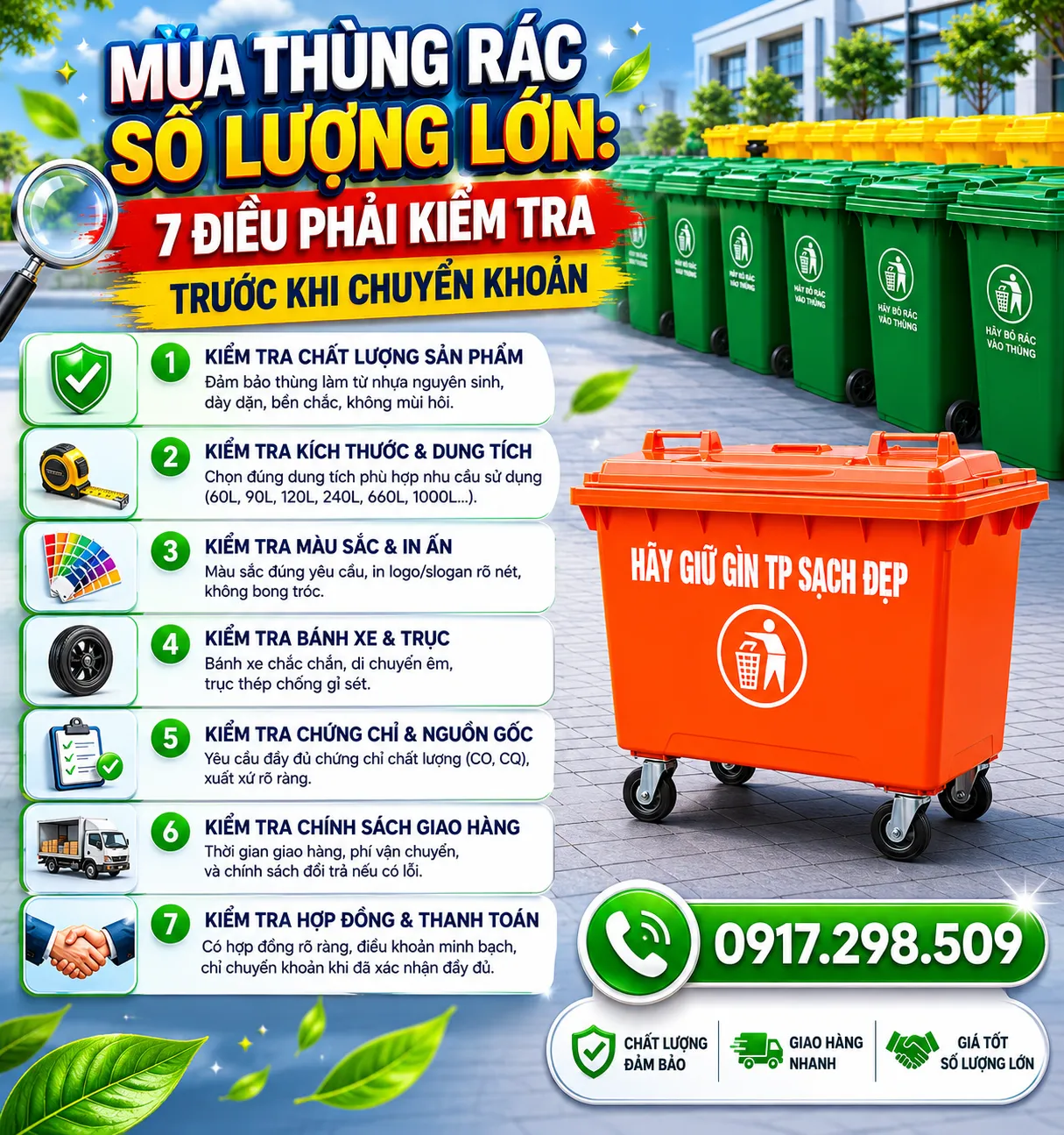 thùng rác composite giá rẻ