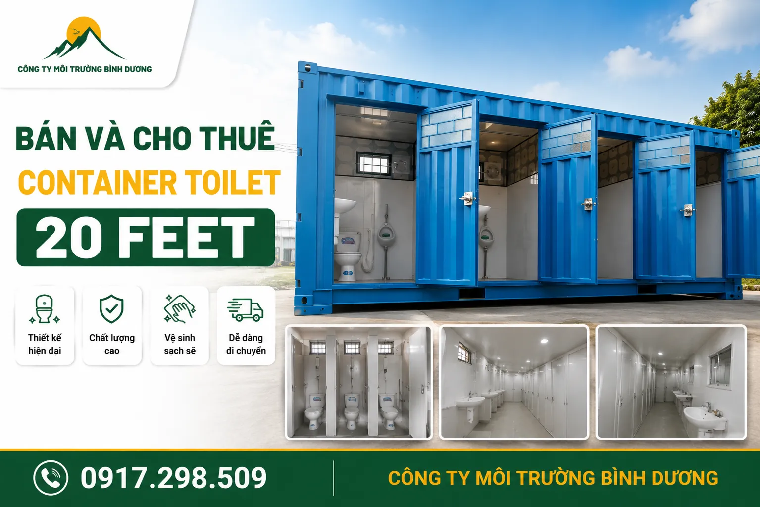 thuê container vệ sinh công trình