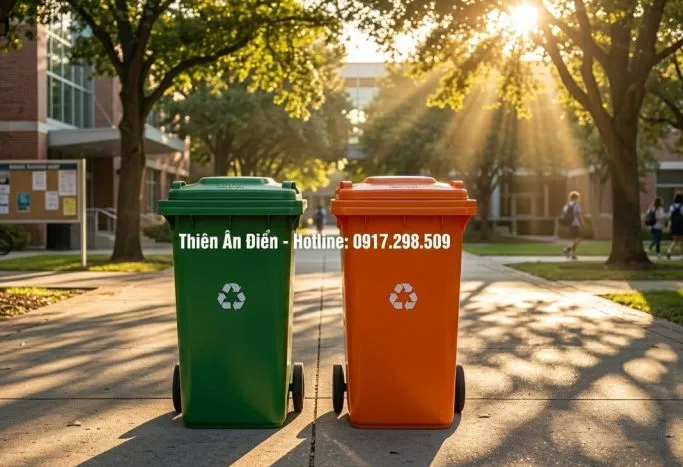 thùng rác nhựa công nghiệp