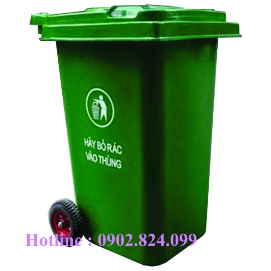 thùng rác 240 lít composite giá rẻ 