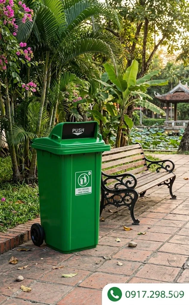 thùng rác công nghiệp composite
