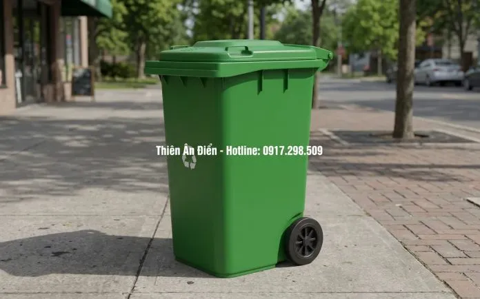 thùng rác 240 lít composite 