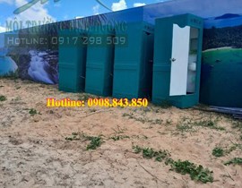 Lắp đặt nhà vệ sinh công cộng cho thuê tại Bãi dài - Phú Quốc 