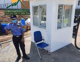 THI CÔNG CABIN BỐT GÁC BẢO VỆ TẠI TÂN UYÊN BÌNH DƯƠNG 