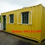 Bán & Cho Thuê Container Văn Phòng 20ft, 40ft (Có Toilet) – Giá Rẻ 2025