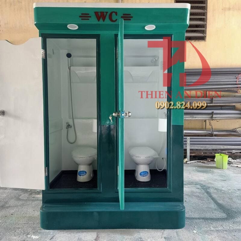 Bán & Cho Thuê Nhà Vệ Sinh Di Động 2 Buồng Giá Rẻ 2025 | Môi Trường Bình Dương