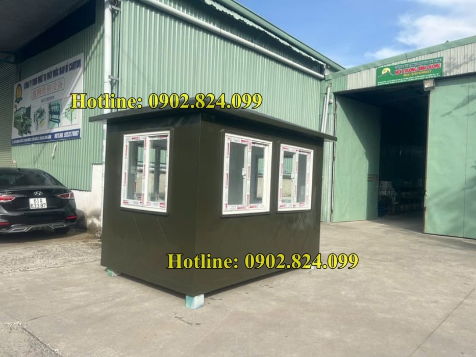 CABIN BẢO VỆ - kích thước 2.0 x 3.0 x 2.5 m