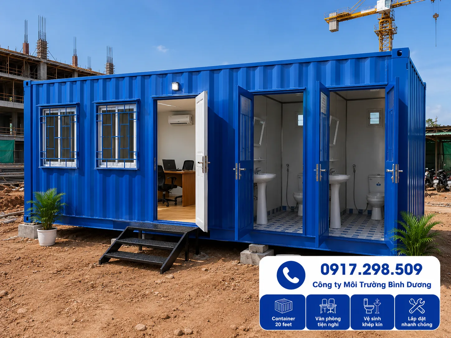 Giá Container Vệ Sinh 2026 – Bảng Giá Mua & Thuê Đầy Đủ