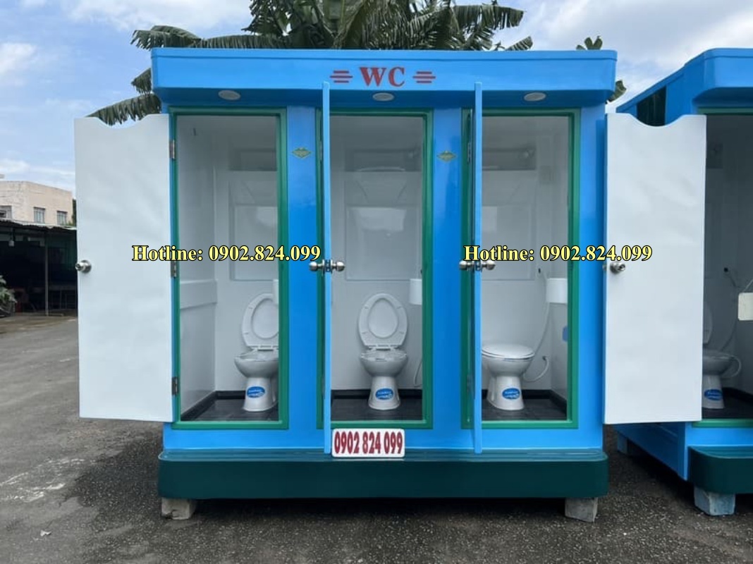 NHÀ VỆ SINH 3 BUỒNG - lắp đặt cho Bệnh viện 