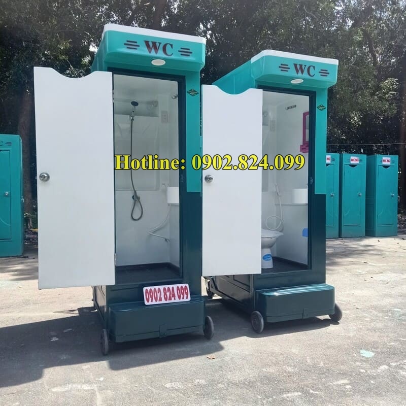 nhà vệ sinh composite xe đẩy 