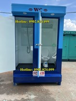 Nhà vệ sinh di động 2 buồng: Giải pháp tối ưu cho công trình, sự kiện và công ty