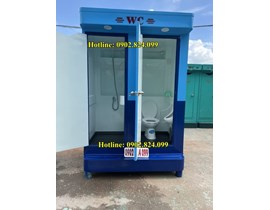 Nhà vệ sinh di động 2 buồng: Giải pháp tối ưu cho công trình, sự kiện và công ty