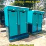 NHÀ VỆ SINH DI ĐỘNG 2 BUỒNG MÁI BẰNG