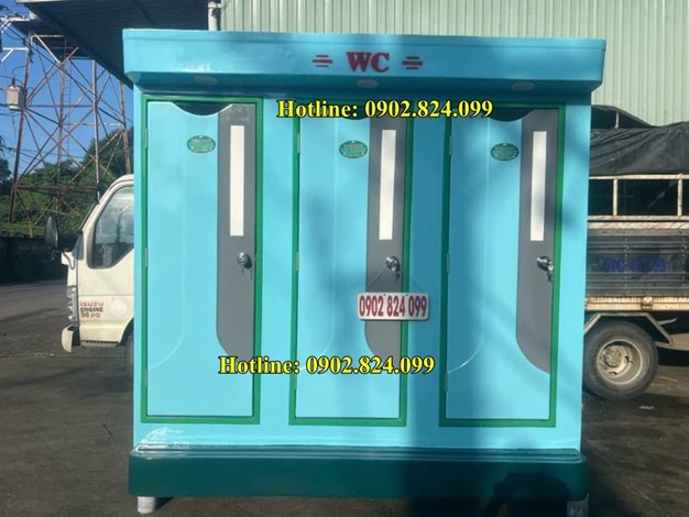 Click để xem hình đầy đủ Nhà Vệ Sinh Di Động 3 Buồng: Giải Pháp Chuyên Nghiệp & Báo Giá 2025