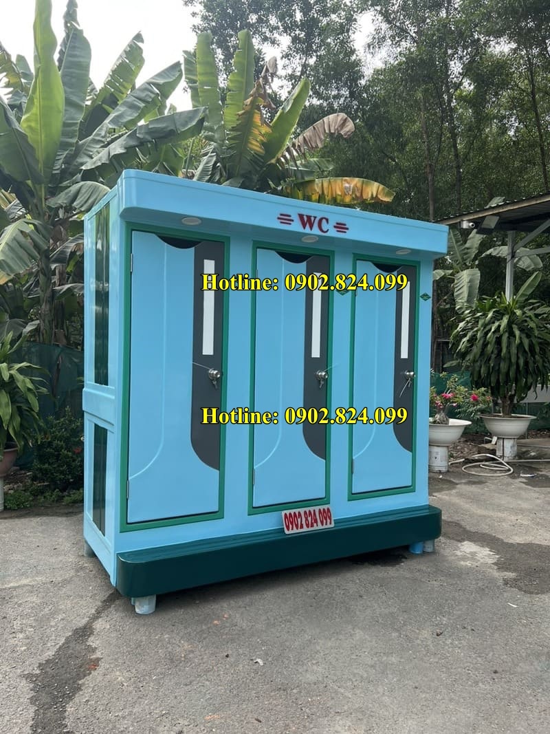 Nhà Vệ Sinh Di Động 3 Buồng VS.3C - Giải Pháp Vệ Sinh Công Suất Lớn