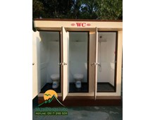 Nhà vệ sinh di động 3 buồng