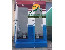 nhà vệ sinh di động đôi bồn tiểu nam 