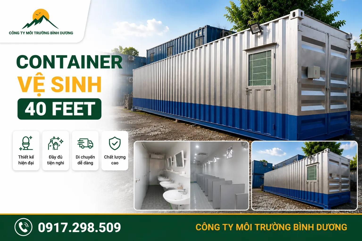 Thuê Container Vệ Sinh Công Trình Xây Dựng – Giá Rẻ, Giao Nhanh 2026