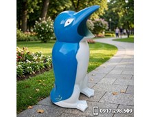 Thùng Rác Chim Cánh Cụt Composite Siêu Bền | Môi Trường Bình Dương
