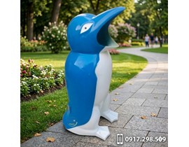 Thùng Rác Chim Cánh Cụt Composite Siêu Bền | Môi Trường Bình Dương