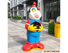 Thùng Rác Chuột Mickey Composite | Ngộ Nghĩnh, Bền Bỉ, Giá Sỉ