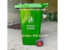Thùng Rác Composite 240L Nắp Kín, Bánh Xe - Bền Bỉ Hơn 15 Năm, Giá Gốc Tại Xưởng Môi Trường Bình Dương