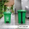 Thùng Rác Đạp Chân 60L Giá Sỉ | Nhựa HDPE Siêu Bền, Nắp Kín Ngăn Mùi