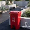 Thùng Rác Đạp Chân 60L Giá Sỉ | Nhựa HDPE Siêu Bền, Nắp Kín Ngăn Mùi
