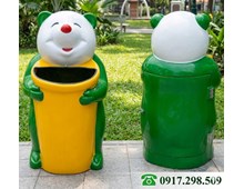 Thùng Rác Hình Gấu Trúc Composite | Bền Đẹp, Giá Rẻ Tận Xưởng