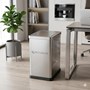 Thùng Rác Inox Nắp Lật Vuông Cao Cấp Văn Phòng, Khách Sạn
