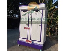 toilet di động hai buồng 