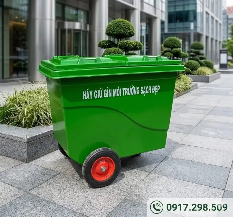 Thùng Rác Composite: Tất Tần Tật Phân Loại, Ưu Điểm & Bảng Giá Mới Nhất 2026