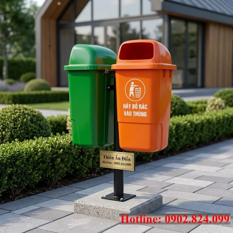 Thùng Rác Composite: Tất Tần Tật Phân Loại, Ưu Điểm & Bảng Giá Mới Nhất 2026