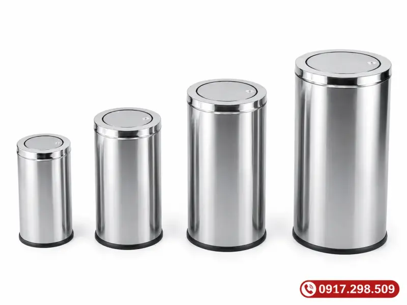 Khấu Hao Thùng Rác Inox 304 vs Composite Ngoài Trời: Bài Toán Chi Phí 5 Năm Cho Resort
